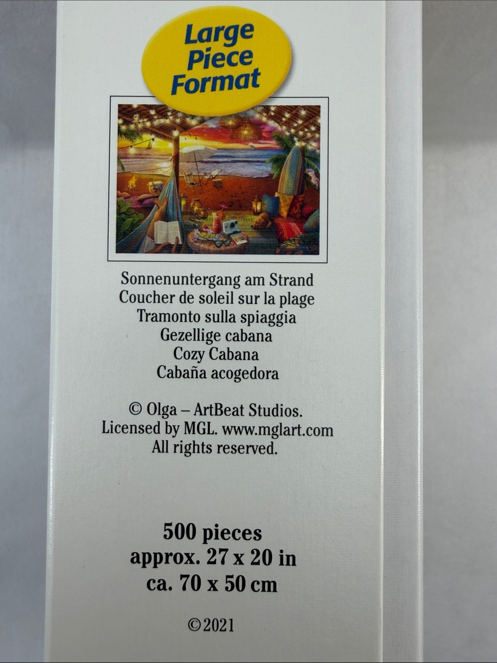 Ravensburger Sunset Beach Bonfire Puzzle - Picture 3 of 6